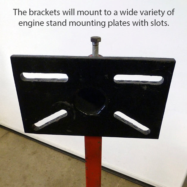 Deluxe Yamaha XS650 Engine Stand Brackets