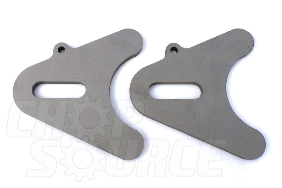 Chopper Axle Plate Set - Style A - 17mm