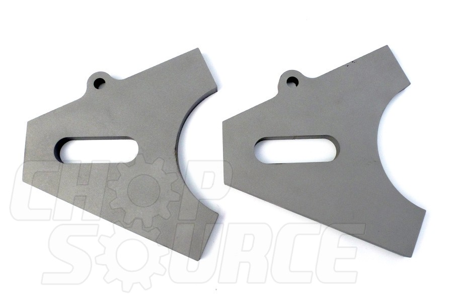 Chopper Axle Plate Set - Style B - 3/4"