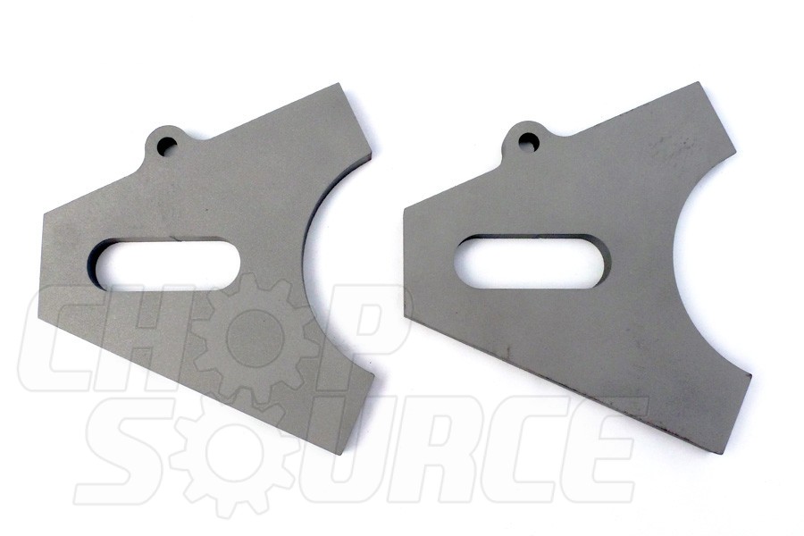 Chopper Axle Plate Set - Style B - 20mm