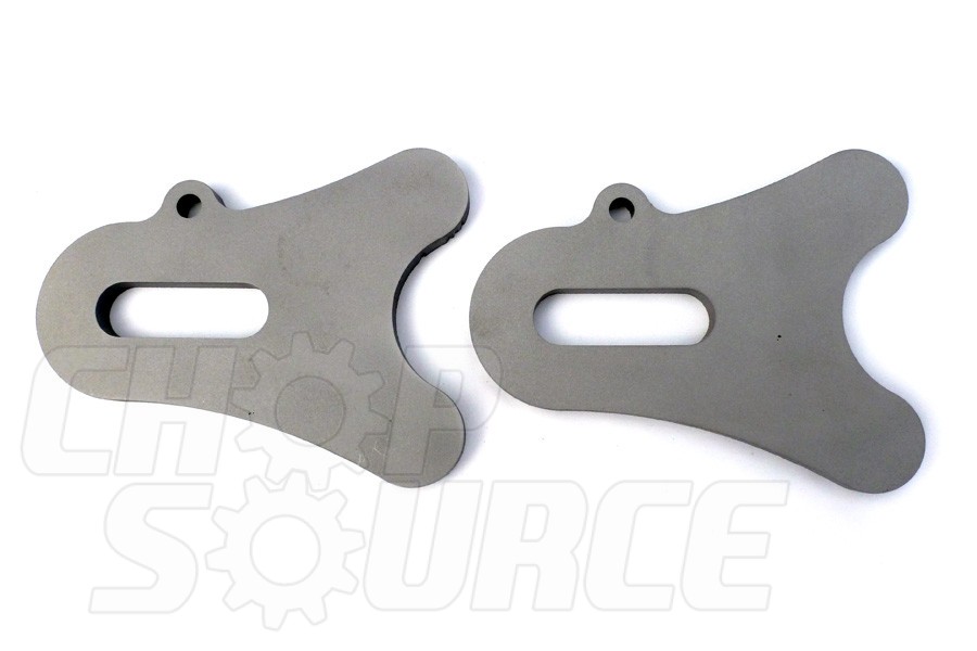 Chopper Axle Plate Set - Style C - 17mm