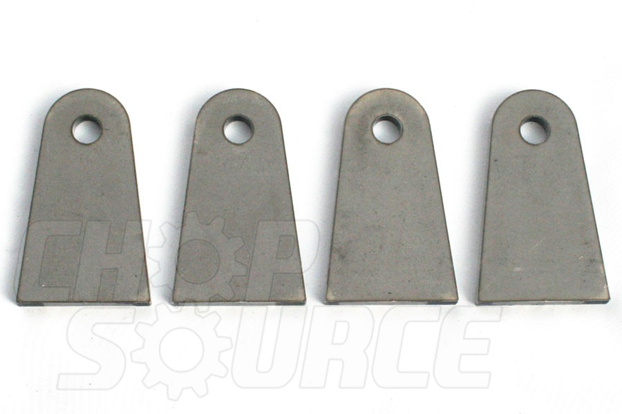 Chop Source Motorcycle Frame Mounting Tabs Style D