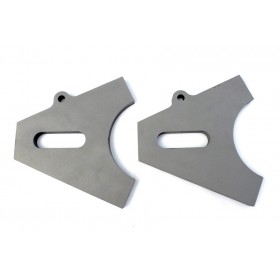 Chopper Axle Plate Set - Style B - 17mm