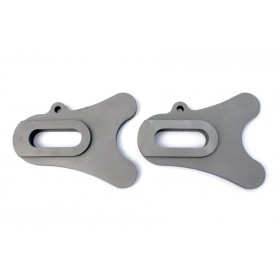 Chopper Axle Plate Set - Style C - 17mm (With Spacer Plates)