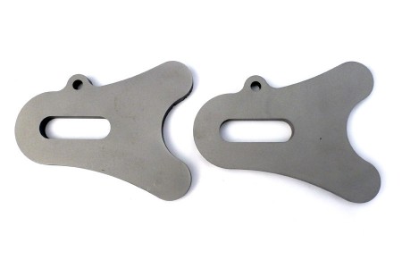 Chopper Axle Plate Set - Style C - 17mm