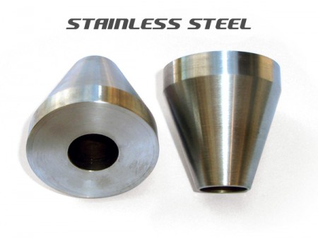Frame Jig Neck Cones - Stainless Steel - Pair