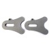 Chopper Axle Plate Set - Style C - 17mm