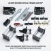 Chop Source Motorcycle Frame Jig Kit - Adjustable Width Fixture and Swivel Feet