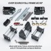 Chop Source Motorcycle Frame Jig Kit - Center Fixture and Swivel Feet