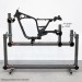 Chop Source Motorcycle Frame Jig Rotisserie Stand with Full Frame Jig Kit - Yamaha XS650 Frame Shown